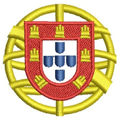 Matriz de matriz Matriz De Bordado Escudo Português
